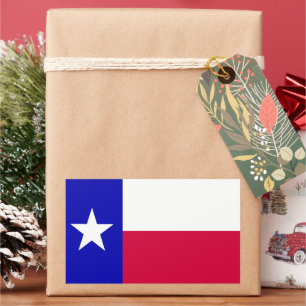 Staatsflagge Texas Rechteckiger Aufkleber