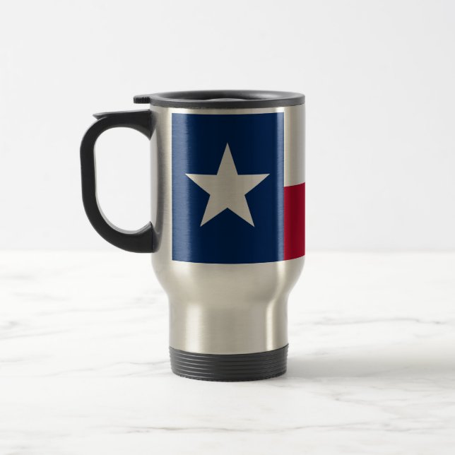 Staatsflagge Texas Reisebecher (Links)
