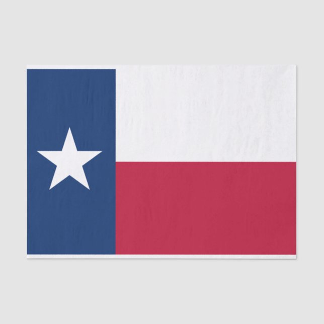 Staatsflagge Texas Seidenpapier (Vorderseite)