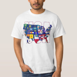 Staatsflagge USA Vereinigte Staaten kennzeichnen T-Shirt