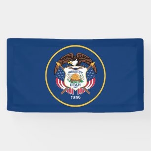 Staatsflagge Utah Banner