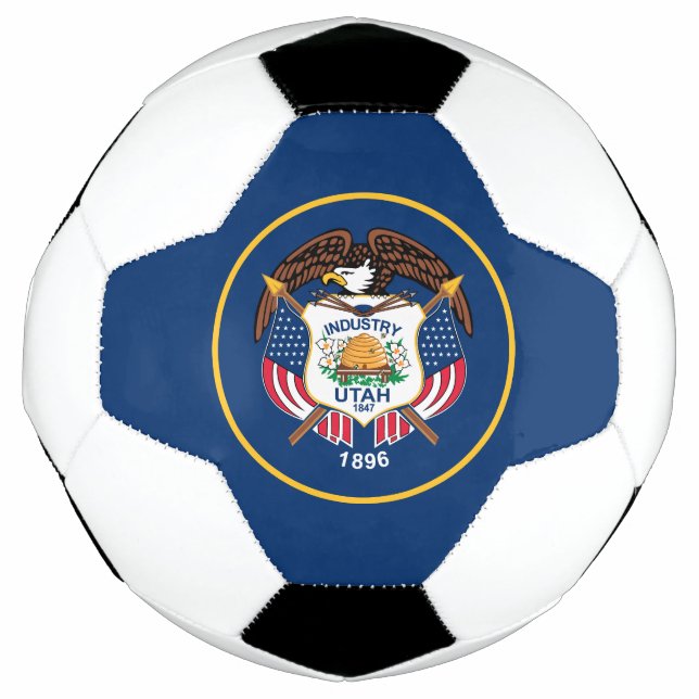 Staatsflagge Utah Fußball (Vorderseite)
