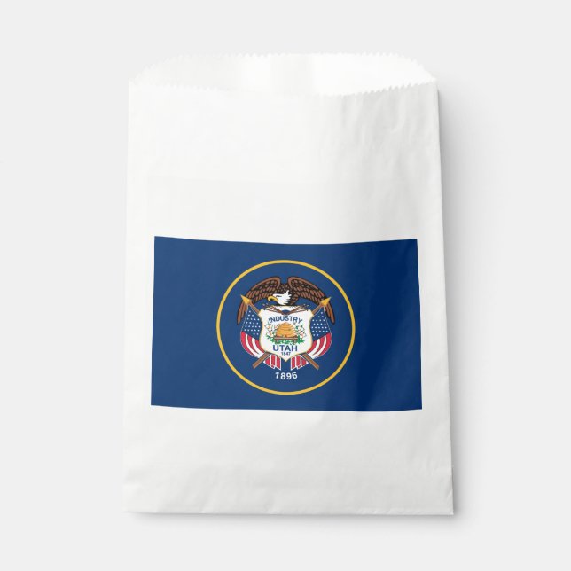 Staatsflagge Utah Geschenktütchen (Vorderseite)