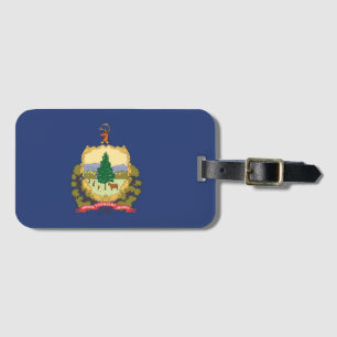 Staatsflagge Vermont, USA Gepäckanhänger