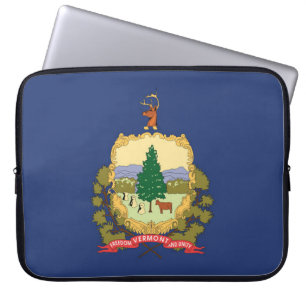 Staatsflagge Vermont, USA Laptopschutzhülle