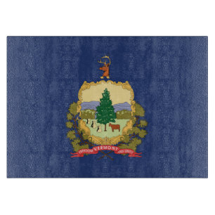 Staatsflagge Vermont, USA Schneidebrett
