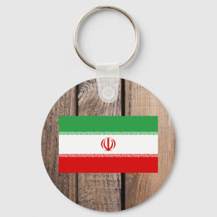 Staatsflagge vom Iran Schlüsselanhänger