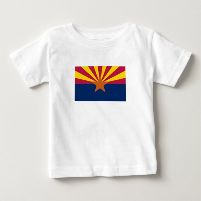 Staatsflagge von Arizona Baby T-shirt (Vorderseite)