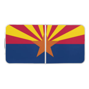 Staatsflagge von Arizona Beer Pong Tisch