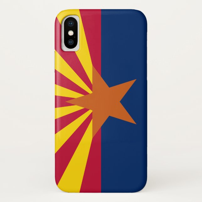 Staatsflagge von Arizona Case-Mate iPhone Hülle (Rückseite)