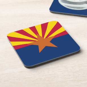Staatsflagge von Arizona Getränkeuntersetzer