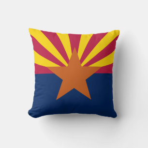 Staatsflagge von Arizona Kissen