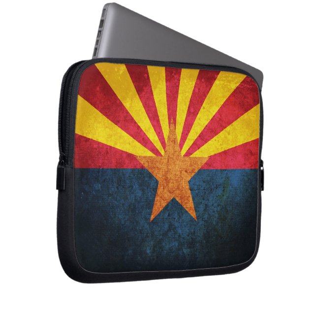 Staatsflagge von Arizona Laptopschutzhülle (Vorne Rechts)