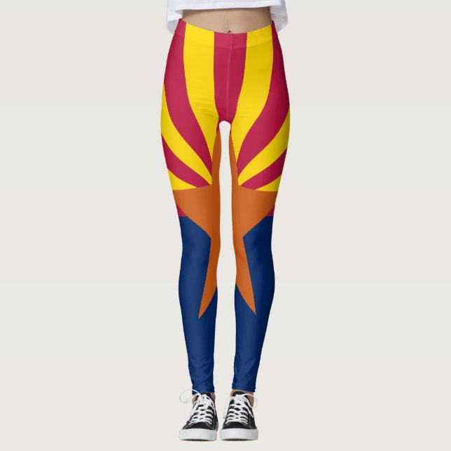 Staatsflagge von Arizona Leggings (Vorderseite)