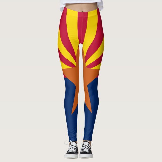 Staatsflagge von Arizona Leggings (Vorderseite)