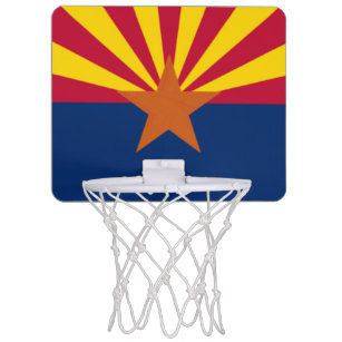 Staatsflagge von Arizona Mini Basketball Netz