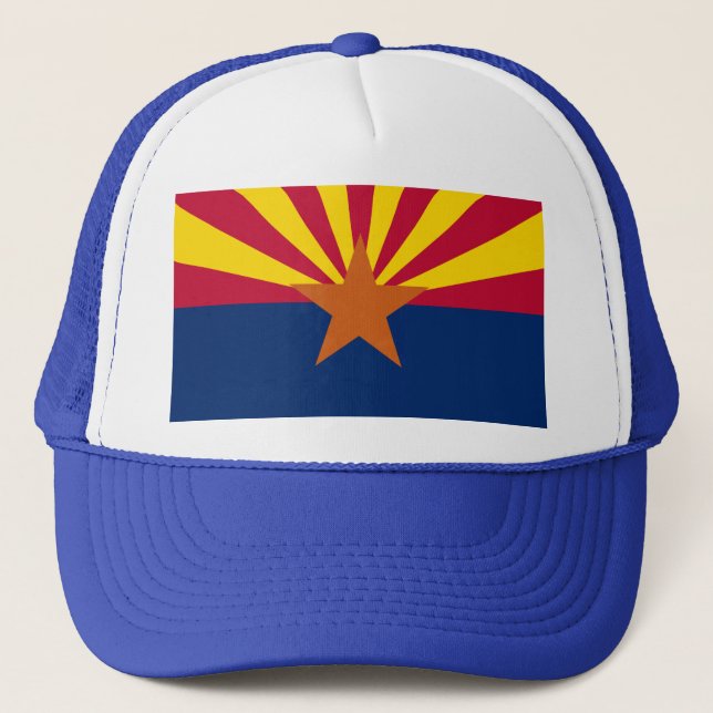 Staatsflagge von Arizona Truckerkappe (Vorderseite)