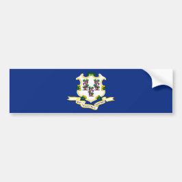 Staatsflagge von Connecticut Autoaufkleber