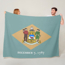 Staatsflagge von Delaware (DE, USA)