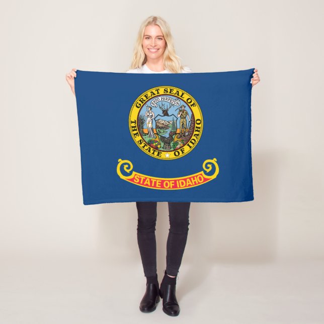 Staatsflagge von Idaho Fleecedecke (Beispiel)