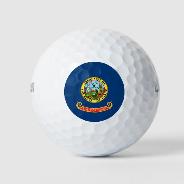 Staatsflagge von Idaho Golfball (Vorderseite)