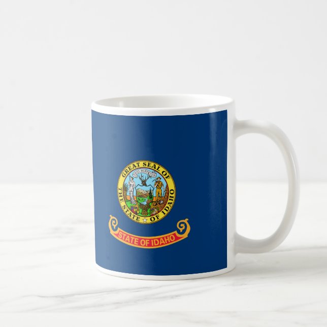 Staatsflagge von Idaho Kaffeetasse (Rechts)