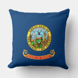 Staatsflagge von Idaho Kissen