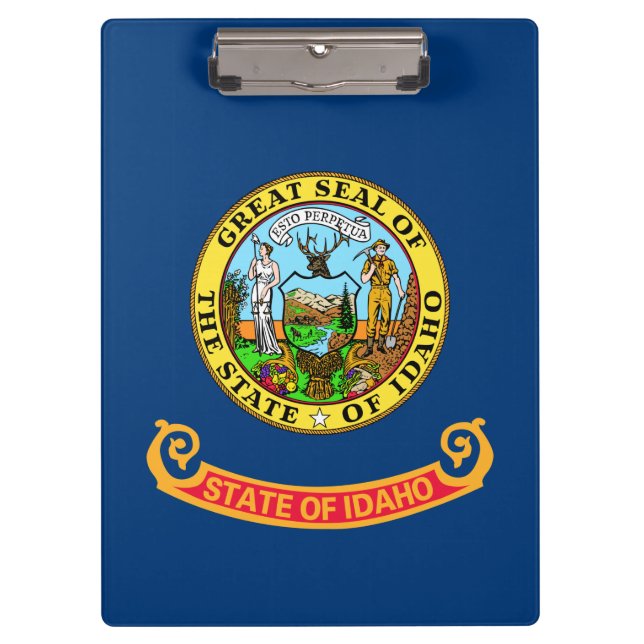 Staatsflagge von Idaho Klemmbrett (Vorderseite)