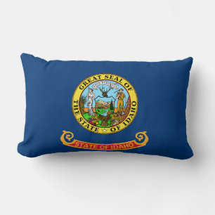 Staatsflagge von Idaho Lendenkissen