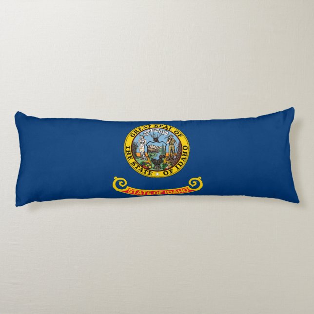 Staatsflagge von Idaho Seitenschläferkissen (Rückseite)