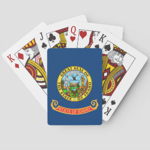 Staatsflagge von Idaho Spielkarten