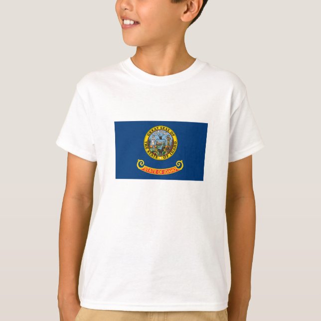 Staatsflagge von Idaho T-Shirt (Vorderseite)