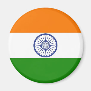 Staatsflagge von Indien Ashoka Chakra Magnet