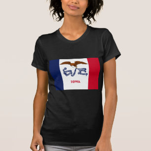 Staatsflagge von Iowa T-Shirt