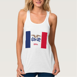 Staatsflagge von Iowa Tank Top