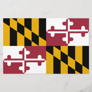 Staatsflagge von Maryland Briefpapier