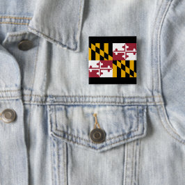 Staatsflagge von Maryland Button