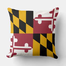 Staatsflagge von Maryland Kissen