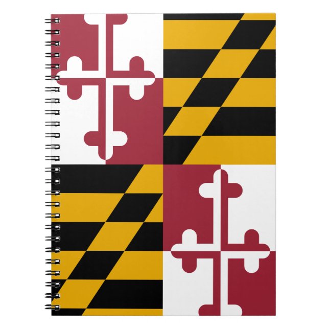 Staatsflagge von Maryland Notizblock (Vorderseite)