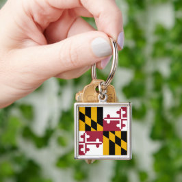 Staatsflagge von Maryland Schlüsselanhänger