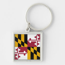 Staatsflagge von Maryland Schlüsselanhänger