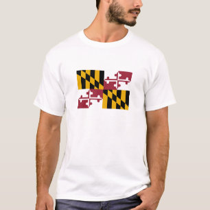 Staatsflagge von Maryland T-Shirt