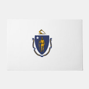 Staatsflagge von Massachusetts Fußmatte