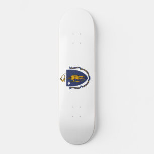 Staatsflagge von Massachusetts Skateboard