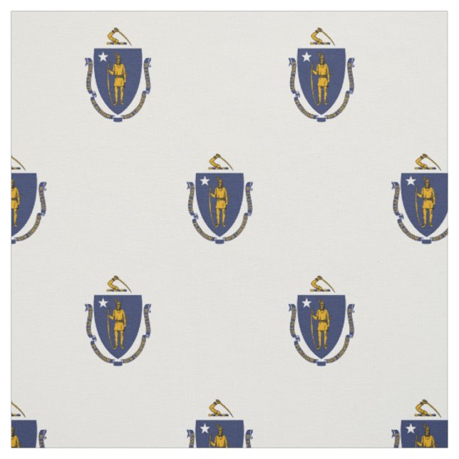 Staatsflagge von Massachusetts Stoff (Muster)