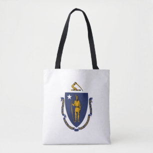 Staatsflagge von Massachusetts Tasche