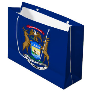 Staatsflagge von Michigan Große Geschenktüte