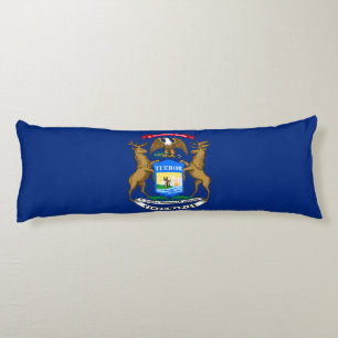 Staatsflagge von Michigan Seitenschläferkissen