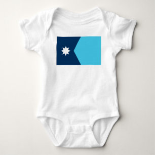 Staatsflagge von Minnesota Baby Strampler