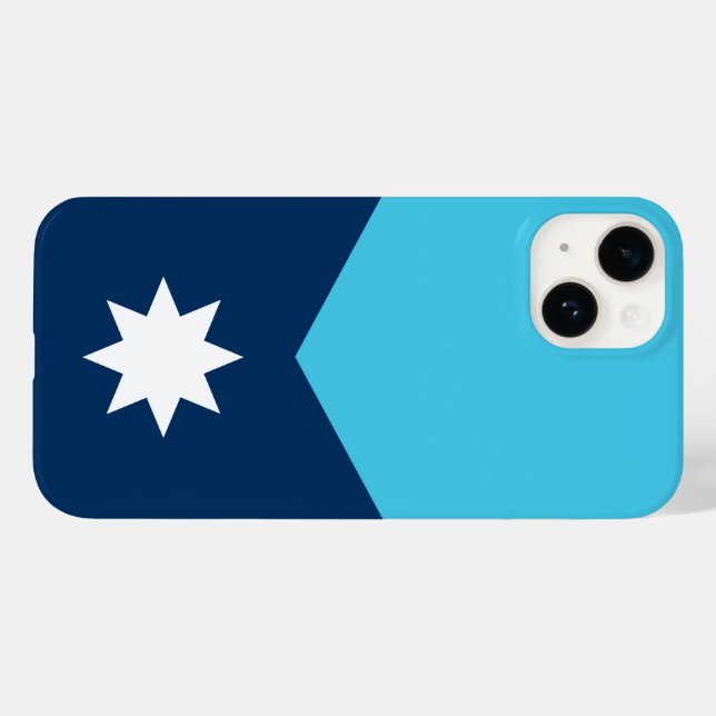 Staatsflagge von Minnesota Case-Mate iPhone 14 Hülle (Rückseite (Horizontal))